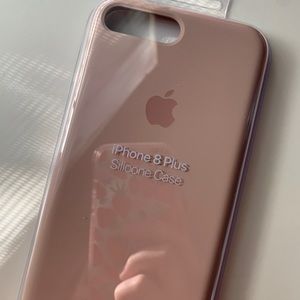 Silicone iPhone 8 Plus Case: Blush Pink